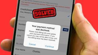 How to Fix Your Payment Method Was Declined App Store! 2024