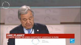 One Planet Summit: Watch United Nations Secretary General Antonio Guterres' address