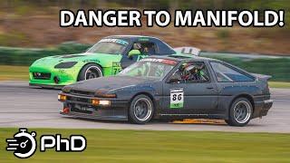 Danger to Manifold! My DREAM AE86 Touring Car Hits the Track!! GLTC AE86 K24 Debut at CMP