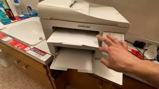Samsung SCX-3405FW B&W All-In-One Laser Printer FULLY TESTED ( Demo Video )
