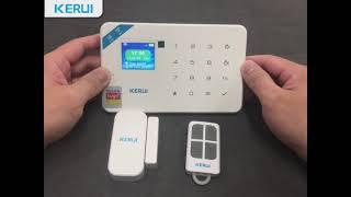 [KERUI] KERUI W181 alarm system how to set delay setting | #Exit delay #Entry delay