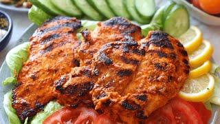 JUICY Middle Eastern Chicken Steak - Grilled Chicken with Lemon, Garlic and Yogurt Marinade