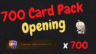 The Grind For LoS30, 700 Card Pack Opening (800k+ Gold Value) | Lost Ark