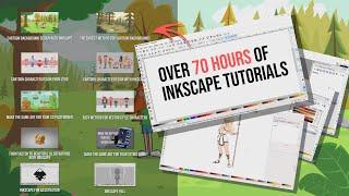 The Ultimate Inkscape Course Bundle - Design Characters, Backgrounds, Game Art and More