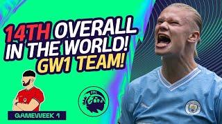 14TH OVERALL IN THE WORLD!  | GW1 TEAM REVEAL!  | Fantasy Premier League Tips 2024/25