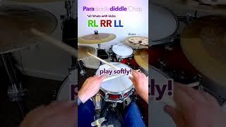 Paradiddle-diddle Chop! DRUM LESSON #drumlessons #drums #drumming #drumrudiments