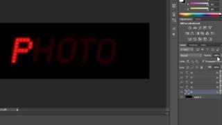 How to create Digital Board  text GIF image in Photoshop.