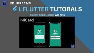 Flutter Card ListTile Widgets