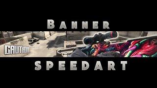 Photoshop: Csgo Youtube Banner Speed Art For Caution