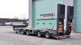 Faymonville - MultiMAX extendable low loader with 2+2 axles and double ramps