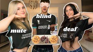 BLIND DEAF MUTE BAKING CHALLENGE!!