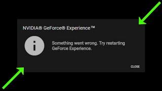 Something Went Wrong Try Restarting GeForce Experience - Fix - NVIDIA GeForce Experience