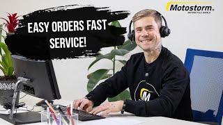 Motostorm: easy orders fast service!