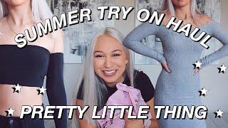 SUMMER TRY-ON HAUL: QUARANTINE EDITION // Pretty Little Thing - Cute clothes at an affordable price!