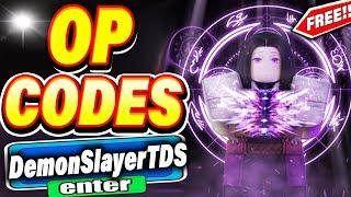 ALL NEW *SECRET CODES* IN ROBLOX Demon Slayer Tower Defense Simulator( roblox Demon Slayer TD ) NEW