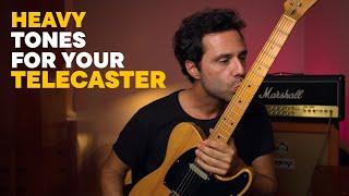 How to Make Your Telecaster Sound HEAVY  | 3 secrets for Metal/Rock Tone