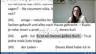 NEMAČKI TEST - KOLIKO NEMAČKIH REČI ZNATE br 3| NIVO A1 i A2 | REČI OD 230 do 260