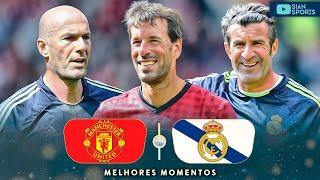 MIT 51 JAHREN KEHREN ZIDANE UND FIGO NACH REAL MADRID ZURÜCK UND BEEINDRUCKEN ALLE IM ALTEN TRAFFORD