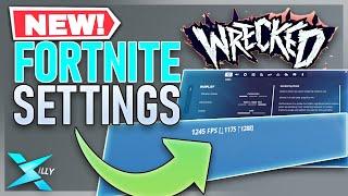 FORTNITE WRECKED BEST SETTINGS (LOWER INPUT DELAY + MORE FPS)