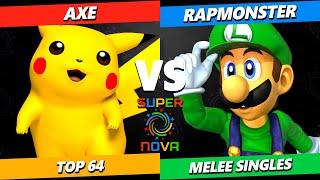 Supernova 2024 - Axe (Pikachu) Vs. Rapmonster (Luigi) Smash Melee - SSBM