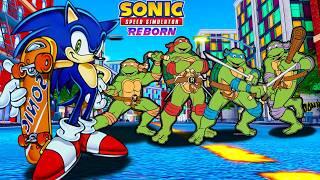 The First EVER Sonic x TMNT Game Collab! (Sonic Speed Simulator)