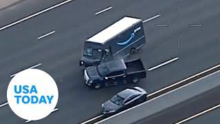 Amazon delivery truck carjacked after home robberies in California | USA TODAY