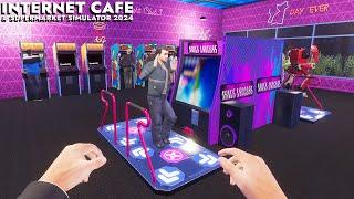 AKHIRNYA VIP ROOM DAN BELI MESIN ARCADE! Internet Cafe & Supermarket Simulator 2024 GAMEPLAY #7