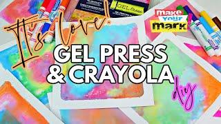 Gel Press and Crayola