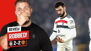 United Were ROBBED - Ugarte Was Immense! Liverpool 2-2 Man United Howson Reaction