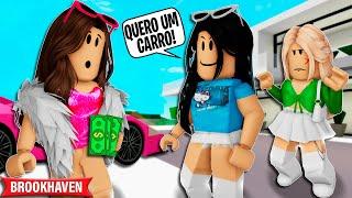 A MENINA RICA tinha UMA AMIGA INTERESSEIRA | Historinhas Brookhaven Roblox | Bibi e Lud