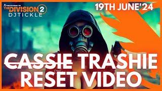 SECRET VENDOR RESET! CASSIE! 19TH JUNE 2024! #thedivision2