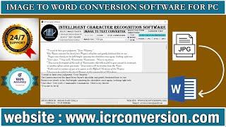 Image to Word Conversion Software For All Type of Data Entry Projects