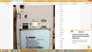 Lava Iris 80 Flash File Coustomer Care Dead Recovery SP Tool Error Fixed Done