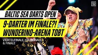 9-Darter im Finale?! Wunderino-Arena tobt: Viertel-, Halbfinale & Finale | Baltic Sea Open | DAZN