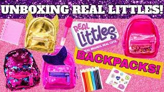 Unboxing Real Littles Backpacks Blind Bag Toy Opening!