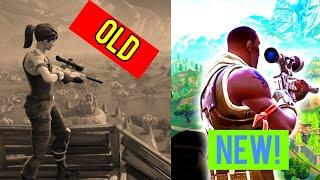 EVOLUTION OF FORTNITE: Battle Royale (Season 1-4)