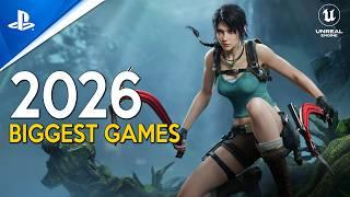 TOP 40 BIGGEST NEW Games coming in 2026 with Crazy NEXT GEN 4K Graphics