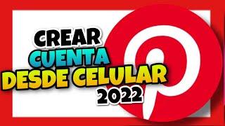  Como CREAR una CUENTA de PINTEREST en CELULAR [2022] 