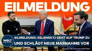 EILMELDUNG: Selenskyj geht nach Eklat auf Trump zu! Als Reaktion auf den Freeze der Ukraine-Hilfen?