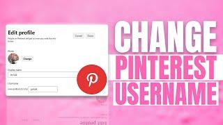 Pinterest Username Kaise CHANGE Kare | Pinterest Username Kaise Badle #getassisthindi