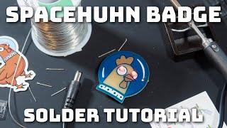 How to solder Spacehuhn Badge