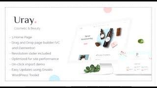 Uray - Cosmetic & Beauty Shop WordPress WooCommerce Theme | Themeforest Templates