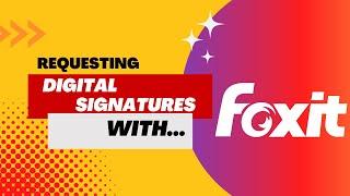 Creating A Signable PDF with FoxIt Editor Pro