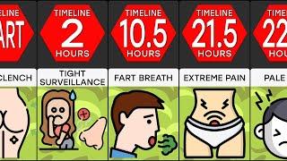HOW LONG CAN YOU HOLD YOUR FARTS : Timeline