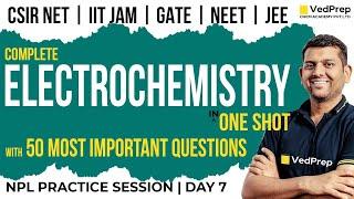 Electrochemistry | CSIR NET JUNE 2024 Chemistry |  IIT JAM | GATE Chemistry | VedPrep Chem Academy