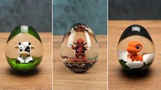 3 Great Epoxy Resin Egg Ideas | Resin Art Tutorial