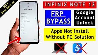 All Infinix FRP Bypass 2024 || Infinix Note 12 (X670) Google Account Unlock FINAL SOLUTION