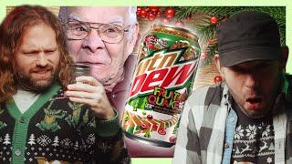 Trying FRUIT CAKE MTN DEW (and Other Holiday Sodas)