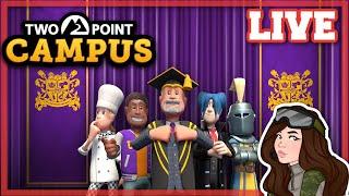 LIVE  First 3 Star Campus? : Two Point Campus Stream#2