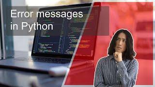 How to handle error messages in Python - No Download Python